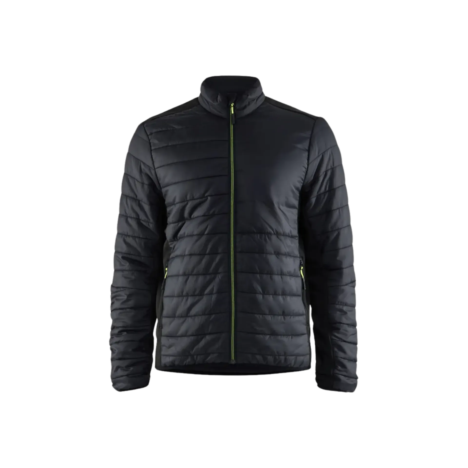 Warm gevoerd vest 4710/2030/9933 - zwart/high visibility geel - extra large