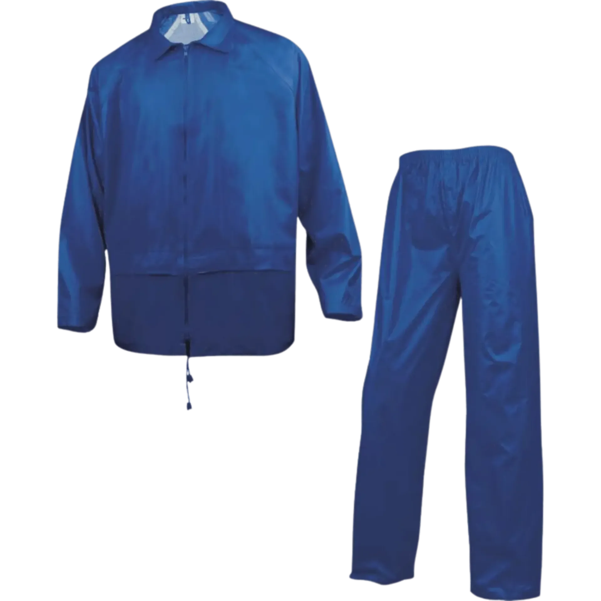 Ensemble de pluie en polyester 400 avec revêtement PVC - bleu marine - grande taille Ensemble de pluie en polyester 400 avec revêtement PVC - bleu marine - grande taille