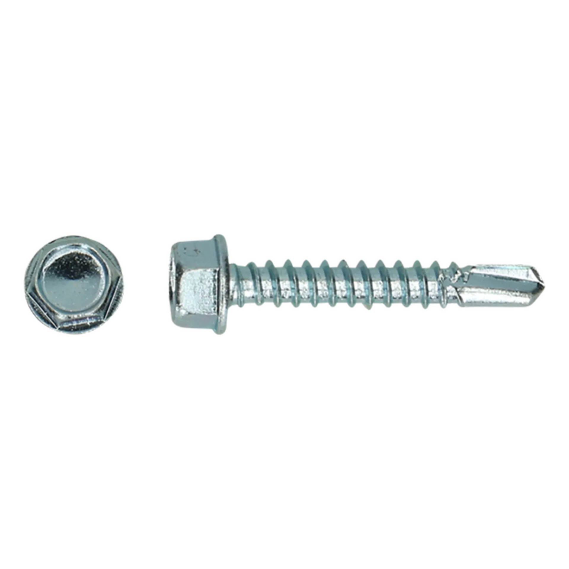 Vis autoforeuse - Eluz - DIN 7504K - tête hexagonale SW10 - 6,3 x 75 - (200)