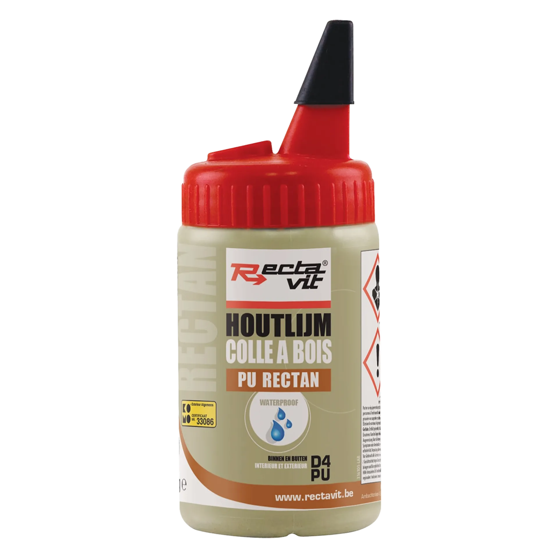 Rectan colle à bois polyuréthane imperméable d4 - 250gr Rectan colle à bois polyuréthane imperméable d4 - 250gr