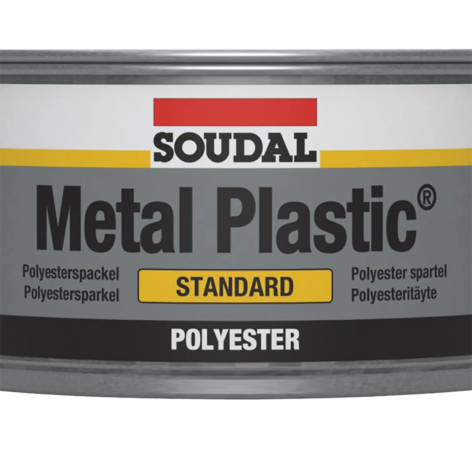 Polyesterplamuur metal plastic Grijs 1kg