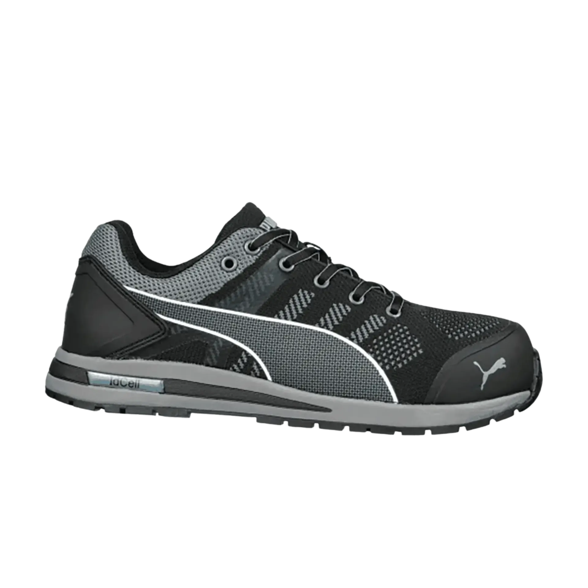 Chaussure de sécurité basse Elevate knit black low s1p ESD HR SRC-noir/gris-41