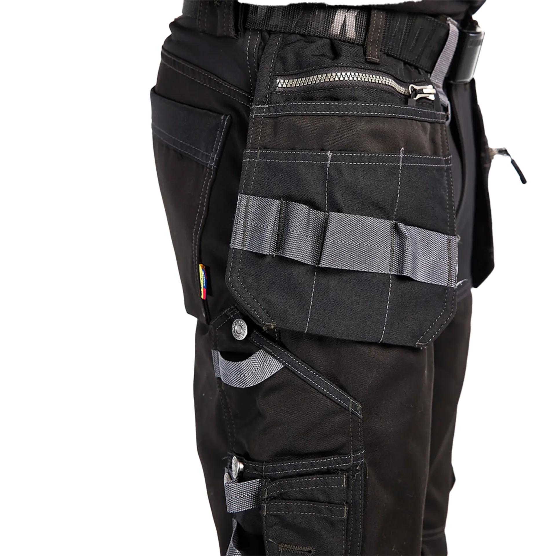 Werkbroek met stretchpanelen 1599/1860/9900 - zwart - c48 Werkbroek met stretchpanelen 1599/1860/9900 - zwart - c48