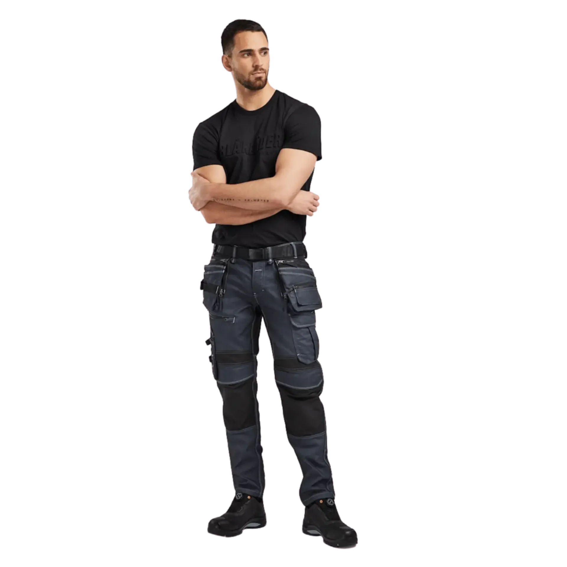 Pantalon de travail X1900 en denim extensible 1990/1141/8999 - bleu marine/noir - C54 Pantalon de travail X1900 en denim extensible 1990/1141/8999 - bleu marine/noir - C54