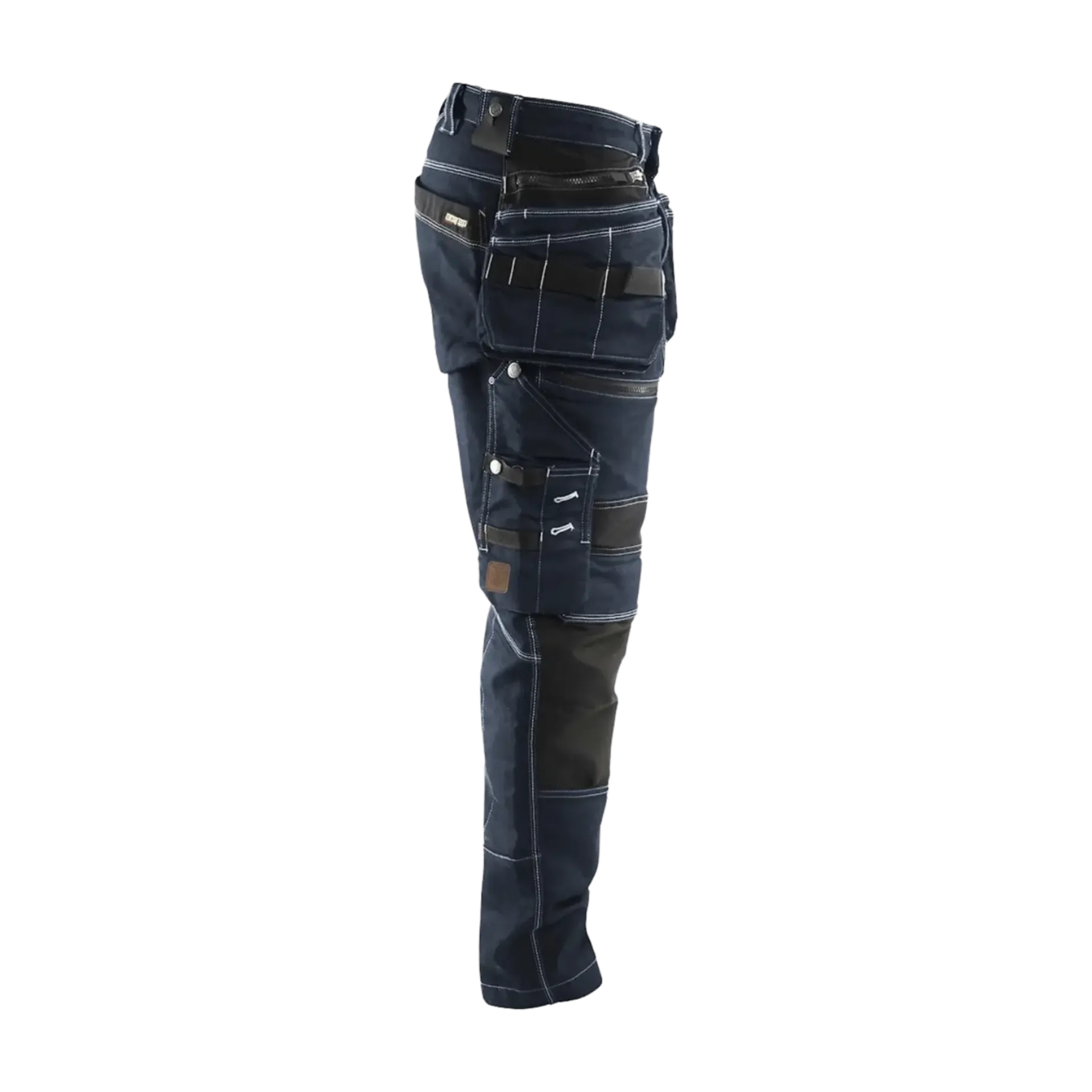 Werkbroek X1900 denim stretch 1990/1141/8999 - marineblauw/zwart - C50