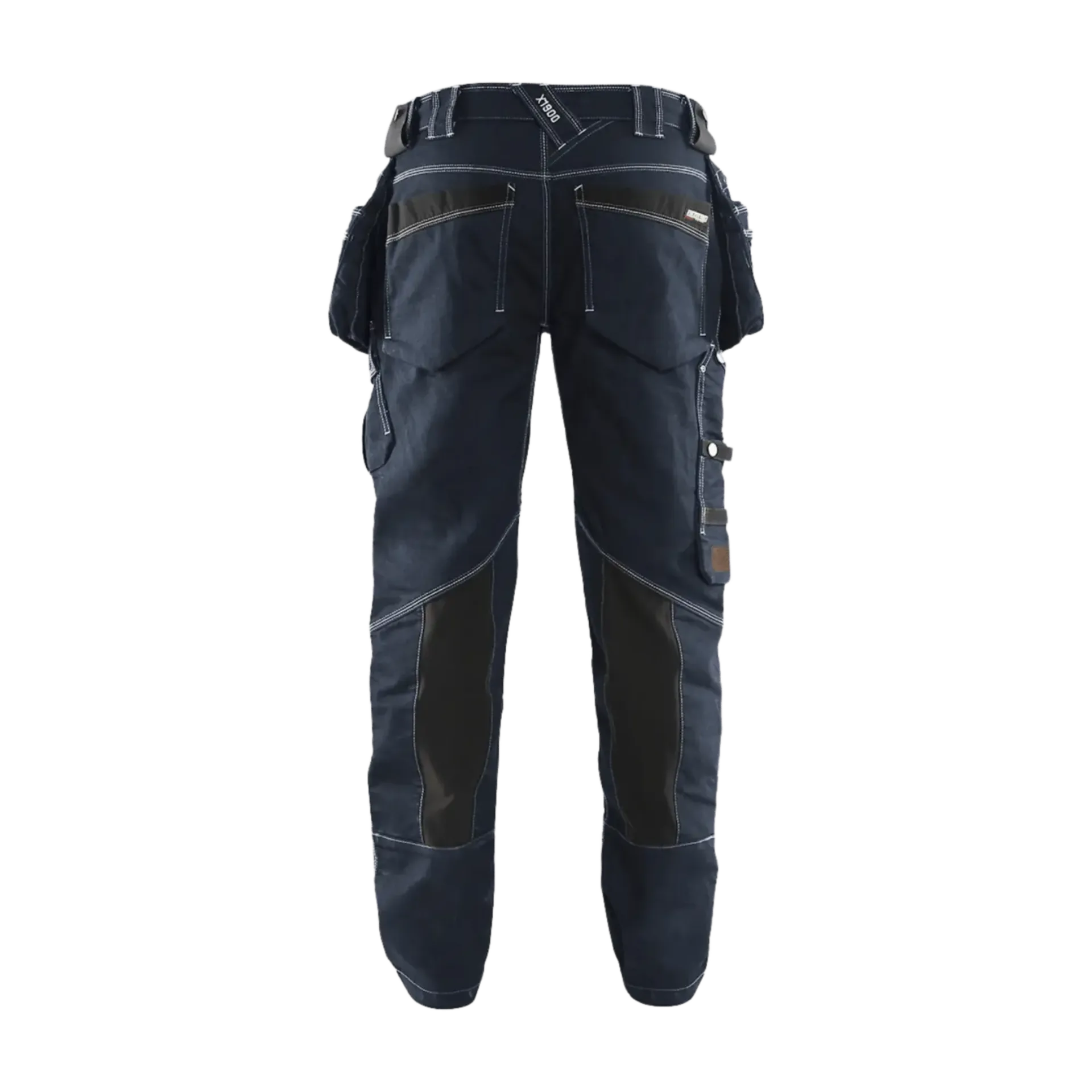 Werkbroek X1900 denim stretch 1990/1141/8999 - marineblauw/zwart - C50