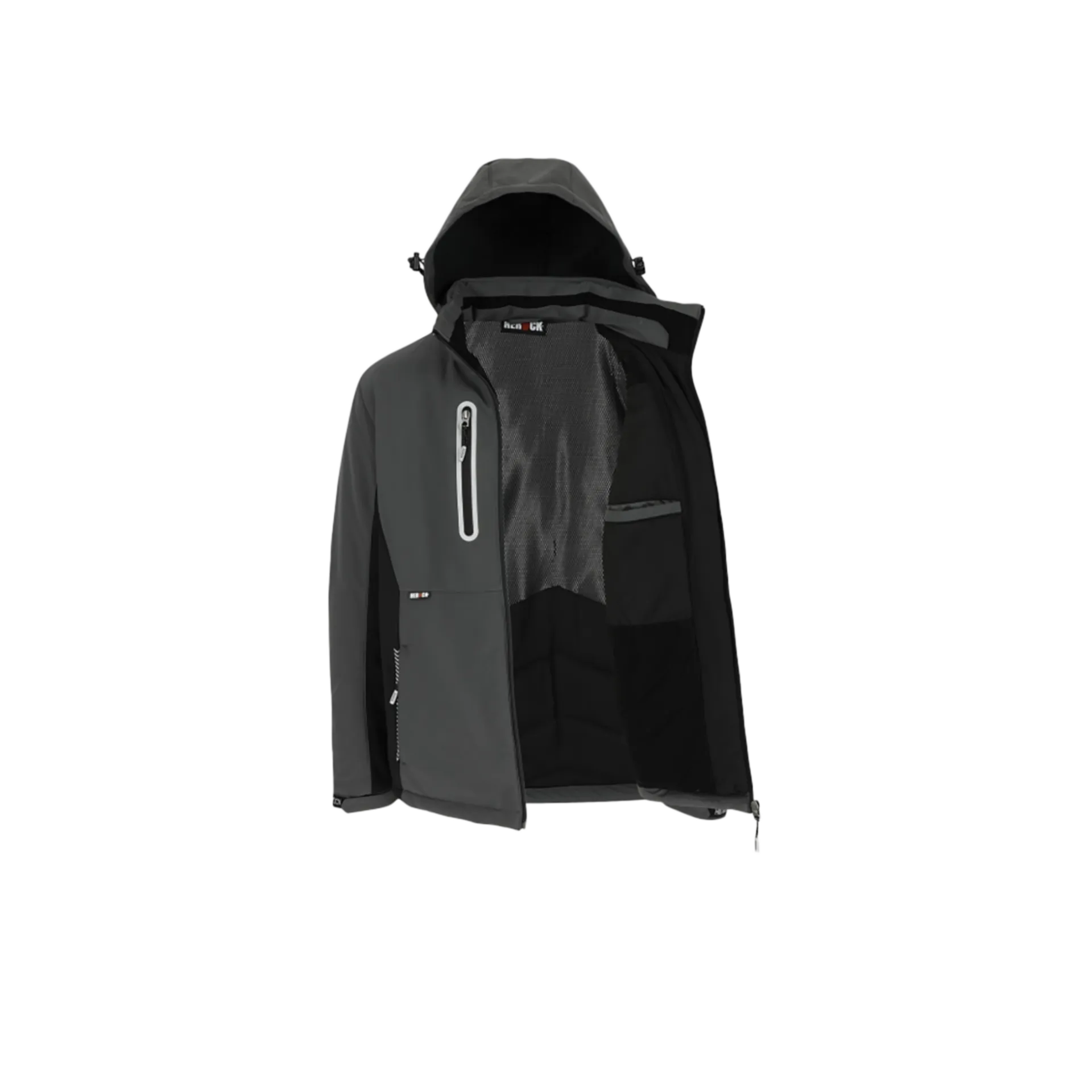 Gilet softshell doublé Taris - anthracite/noir - XL