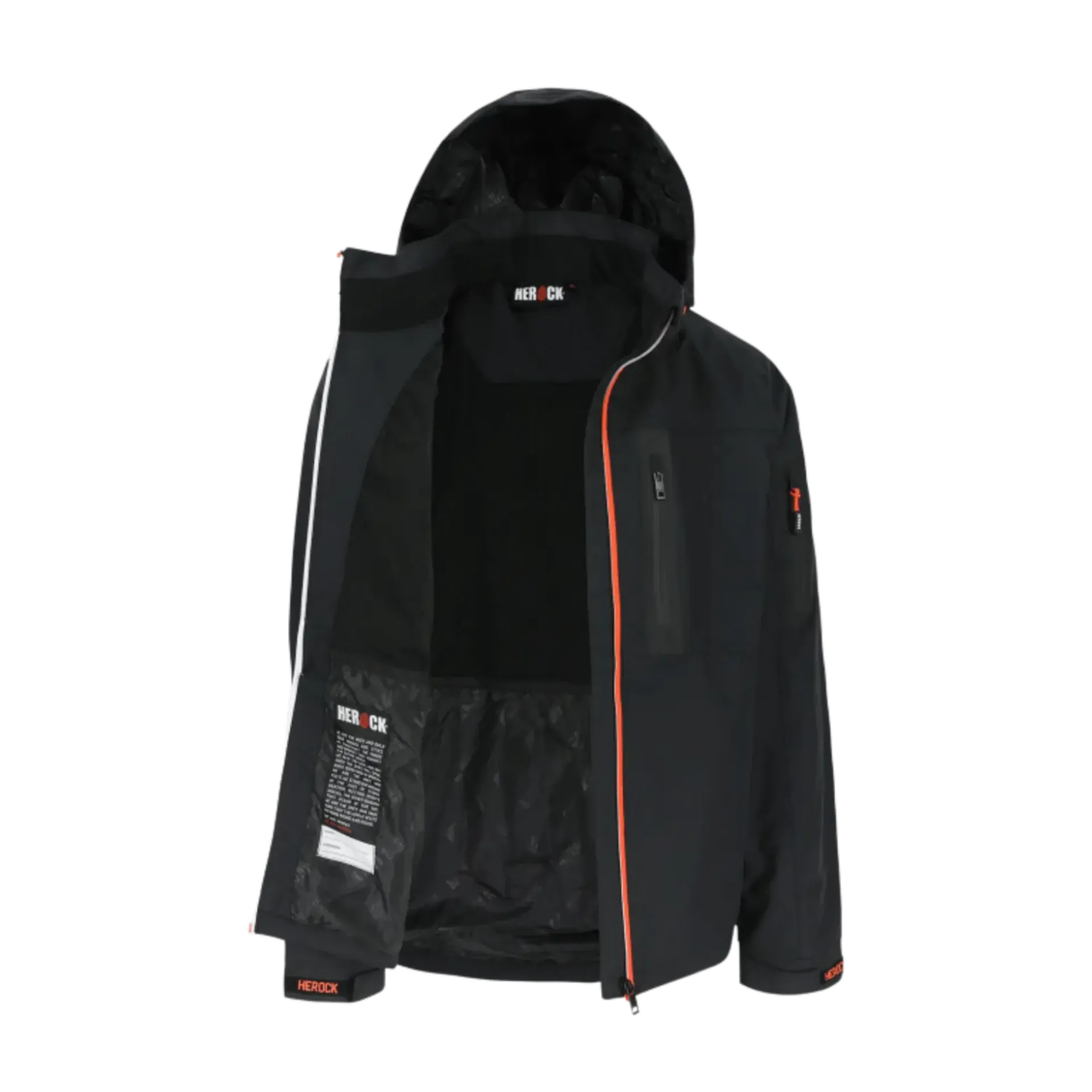 Regenjas Aspen - zwart - maat L Regenjas Aspen - zwart - maat L