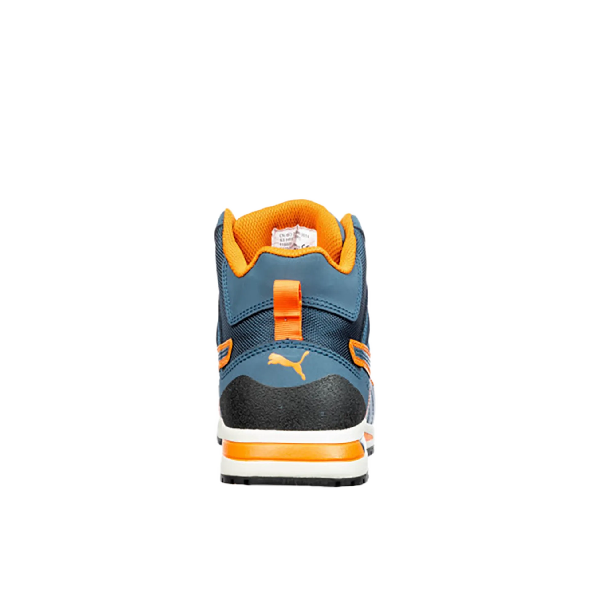 Chaussure de sécurité haute CrossTwist mid S3 HRO SRC - bleu/orange - maat 43
