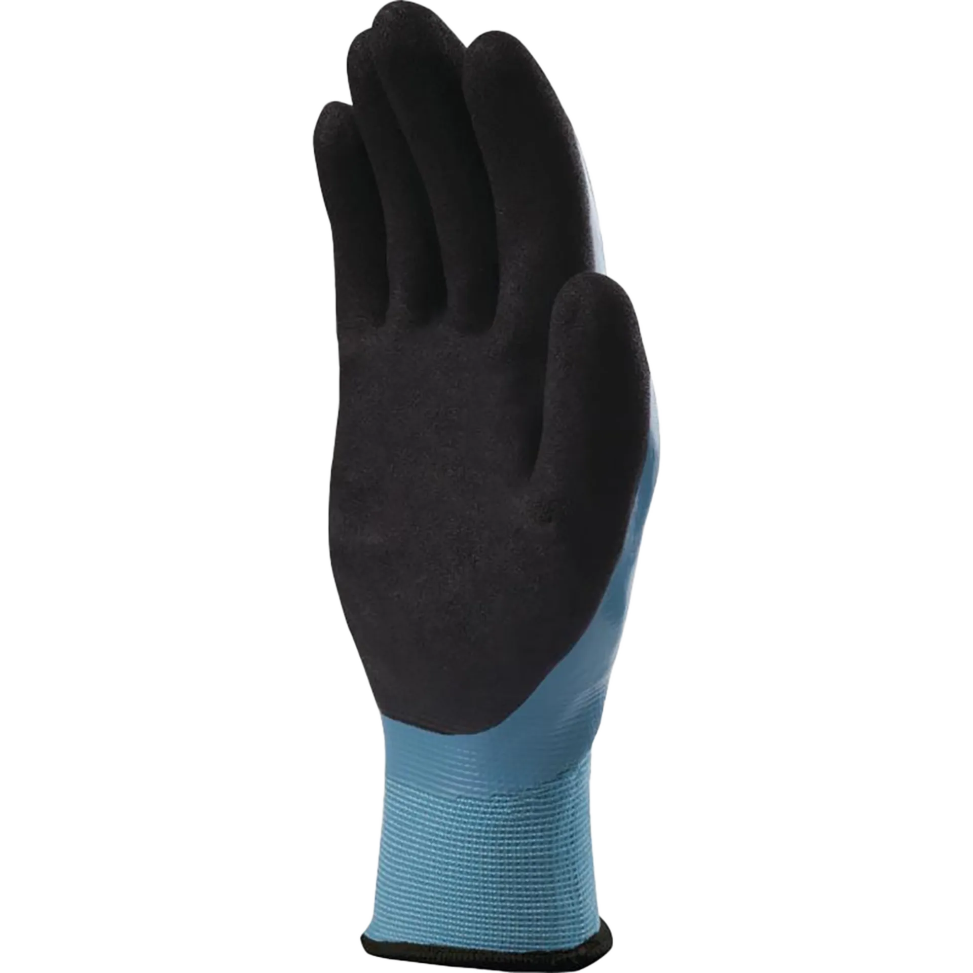 Polyamide handschoen met nitril coating -  wet & dry vv636 - blauw  -maat 10