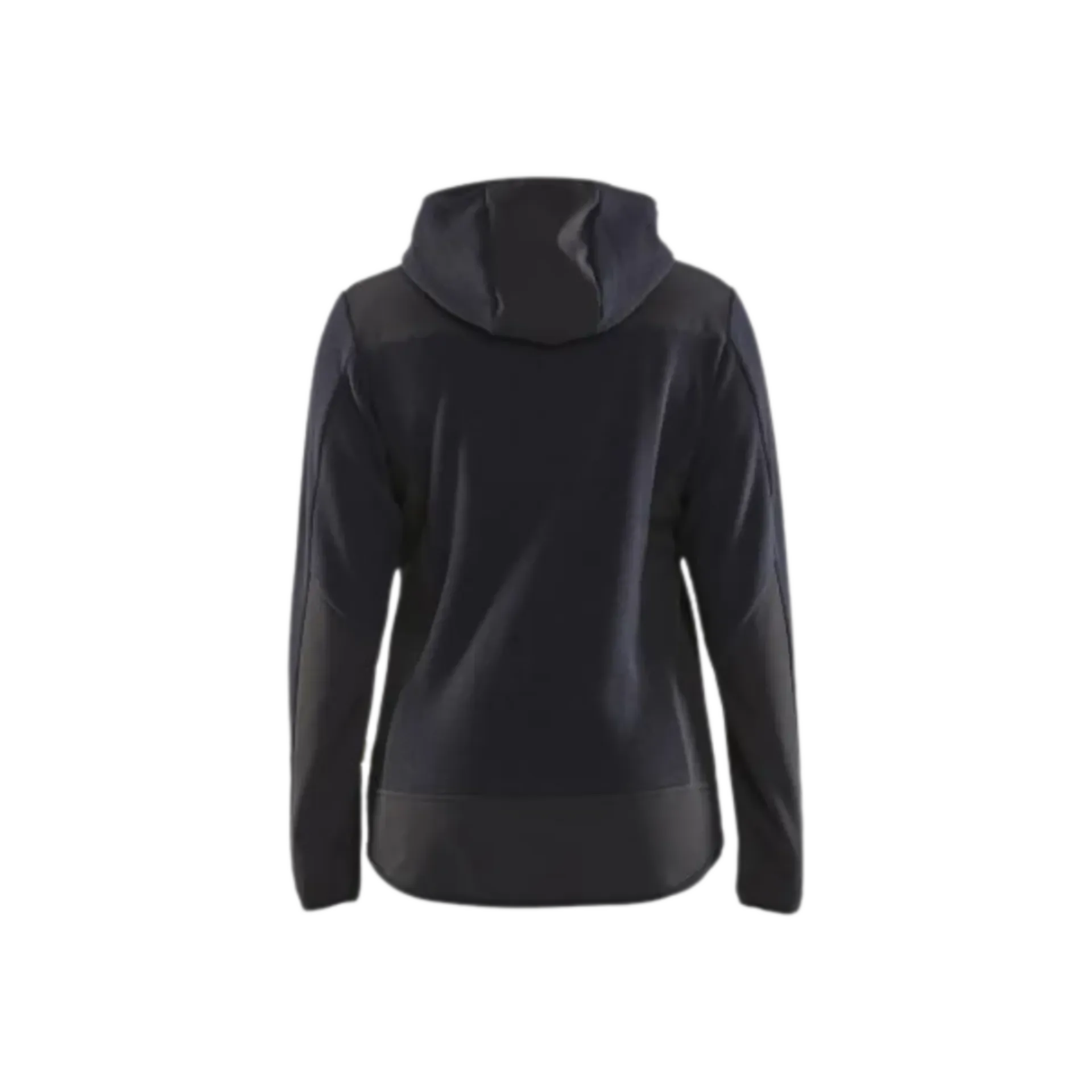 Veste softshell tricotée pour femmes - bleu marine foncé/noir - M
