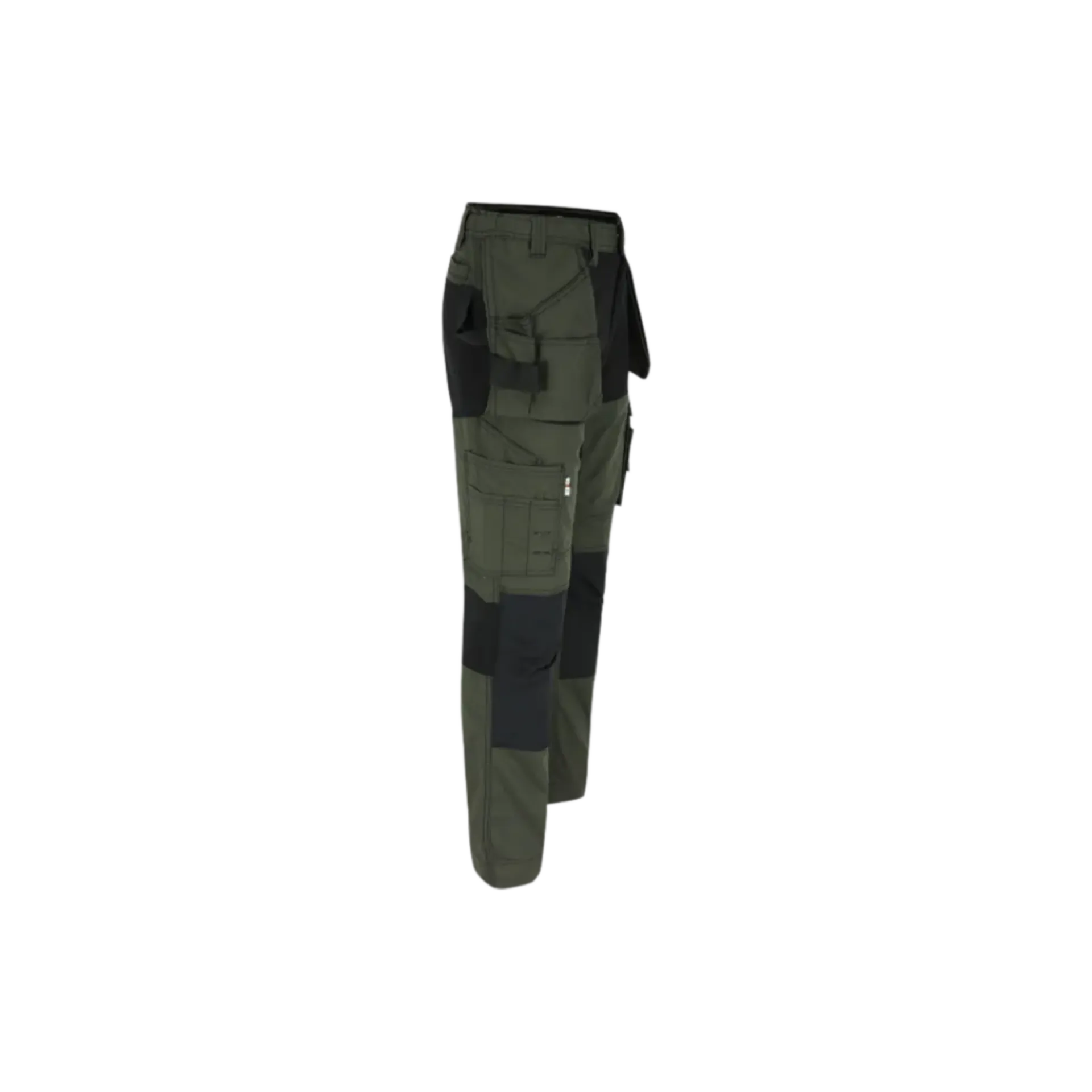 Pantalon de travail spector - kaki foncé/noir - taille 48