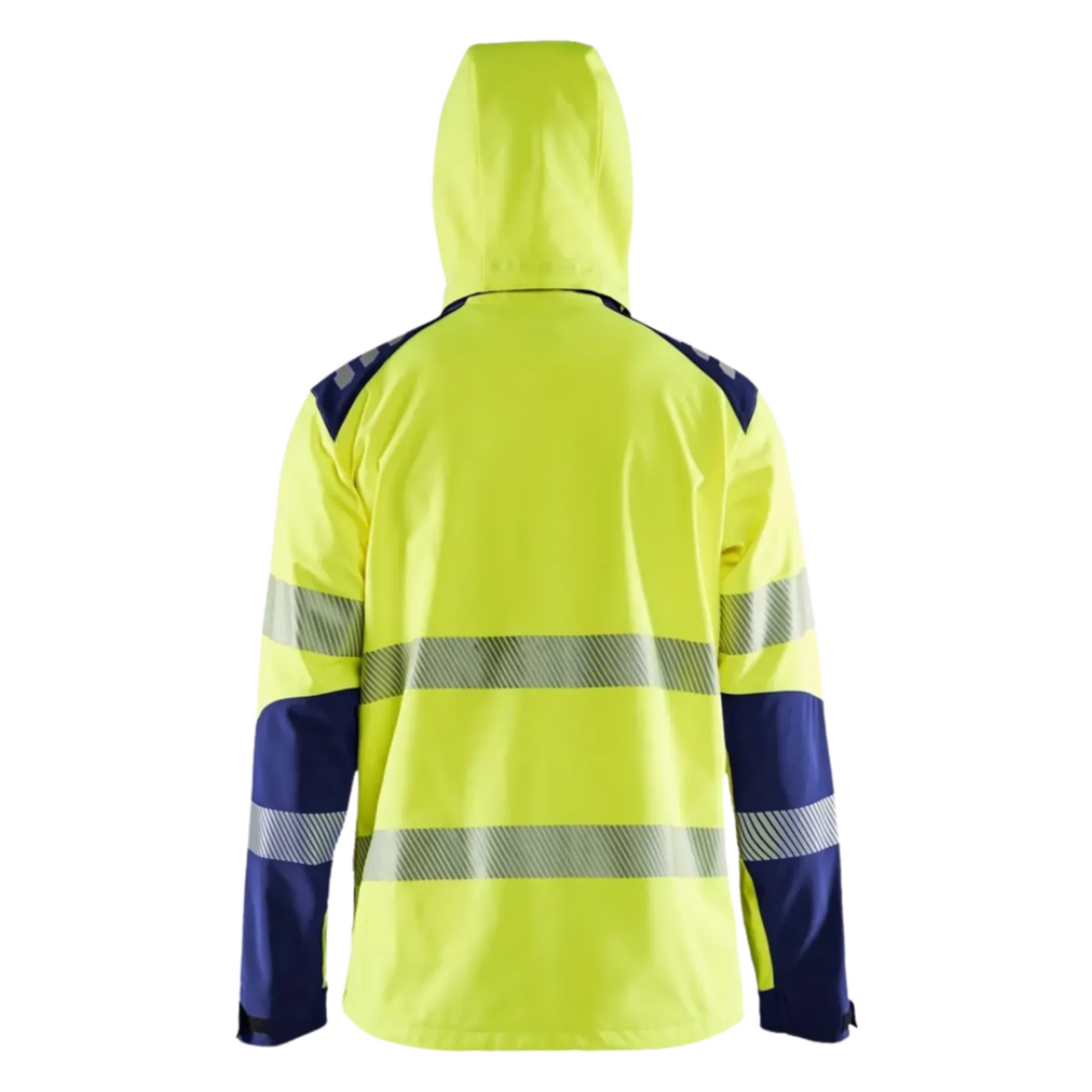 Veste softshell high - bleu marine/jaune - M