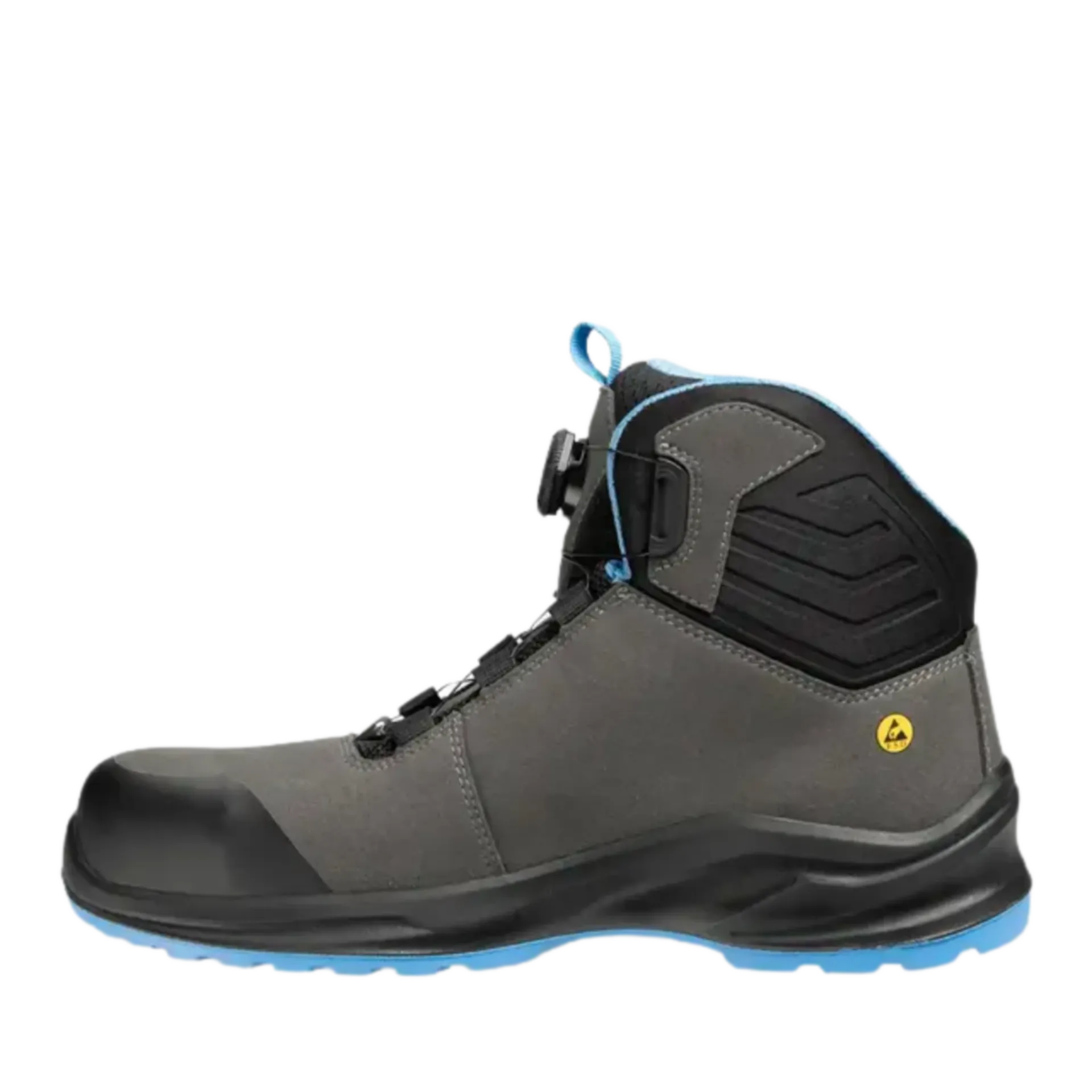 Chaussures de sécurité haute Modulo TLS S3S SC SR ESD CI FO gris/bleu - taille 42