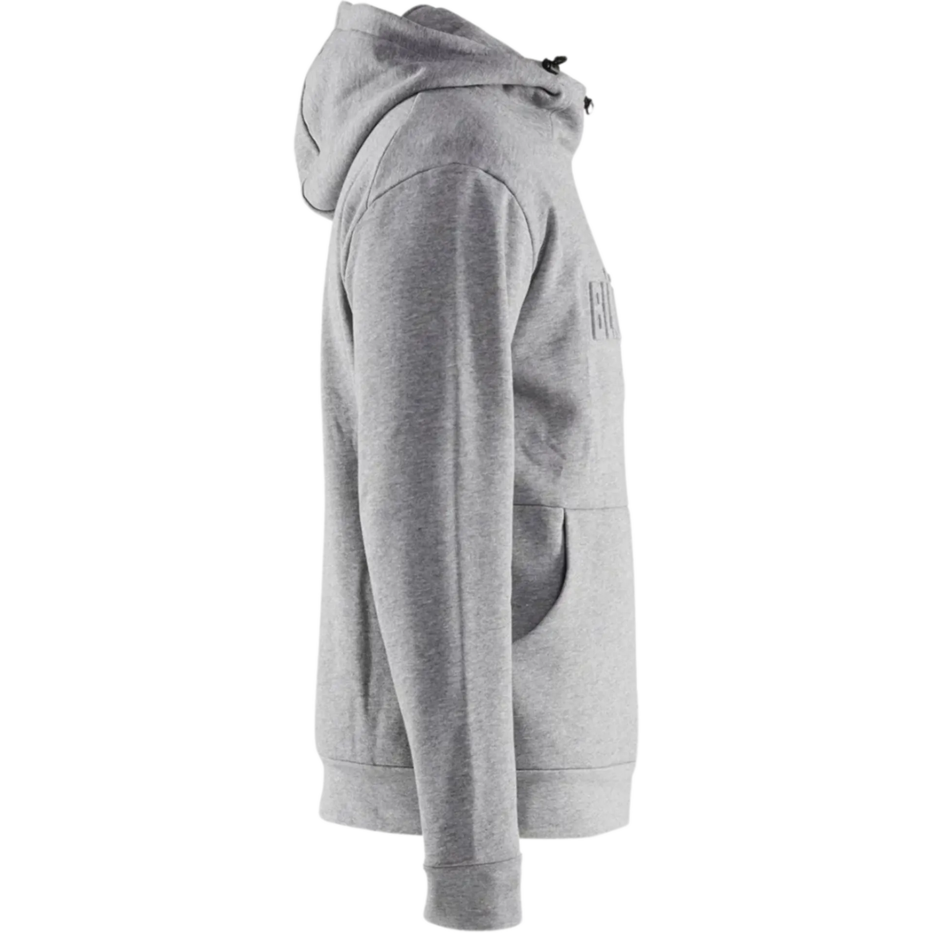 Hoodie met 3D-print - grijs - M