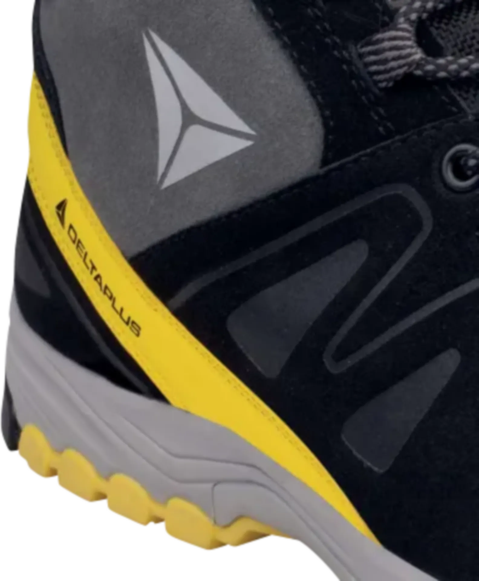 Hoge veiligheidsschoenen manhattan - zwart/geel - maat 42 Hoge veiligheidsschoenen manhattan - zwart/geel - maat 42