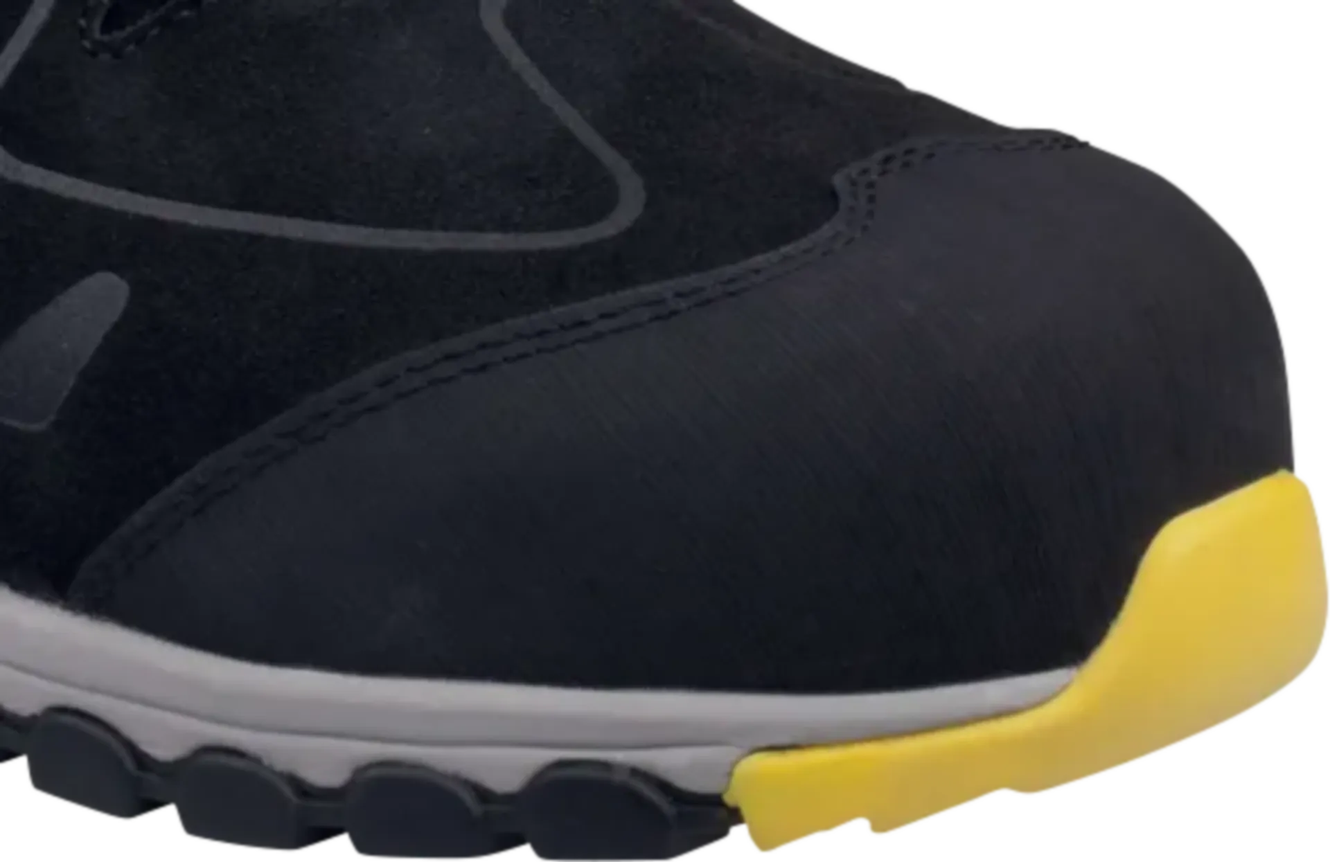 Hoge veiligheidsschoenen manhattan - zwart/geel - maat 42 Hoge veiligheidsschoenen manhattan - zwart/geel - maat 42