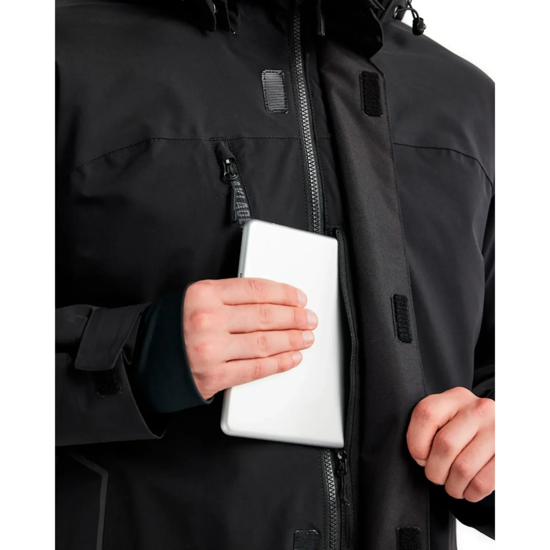 Veste d'hiver doublée 4-way stretch 4484/1917/9999 - noir/noir - m