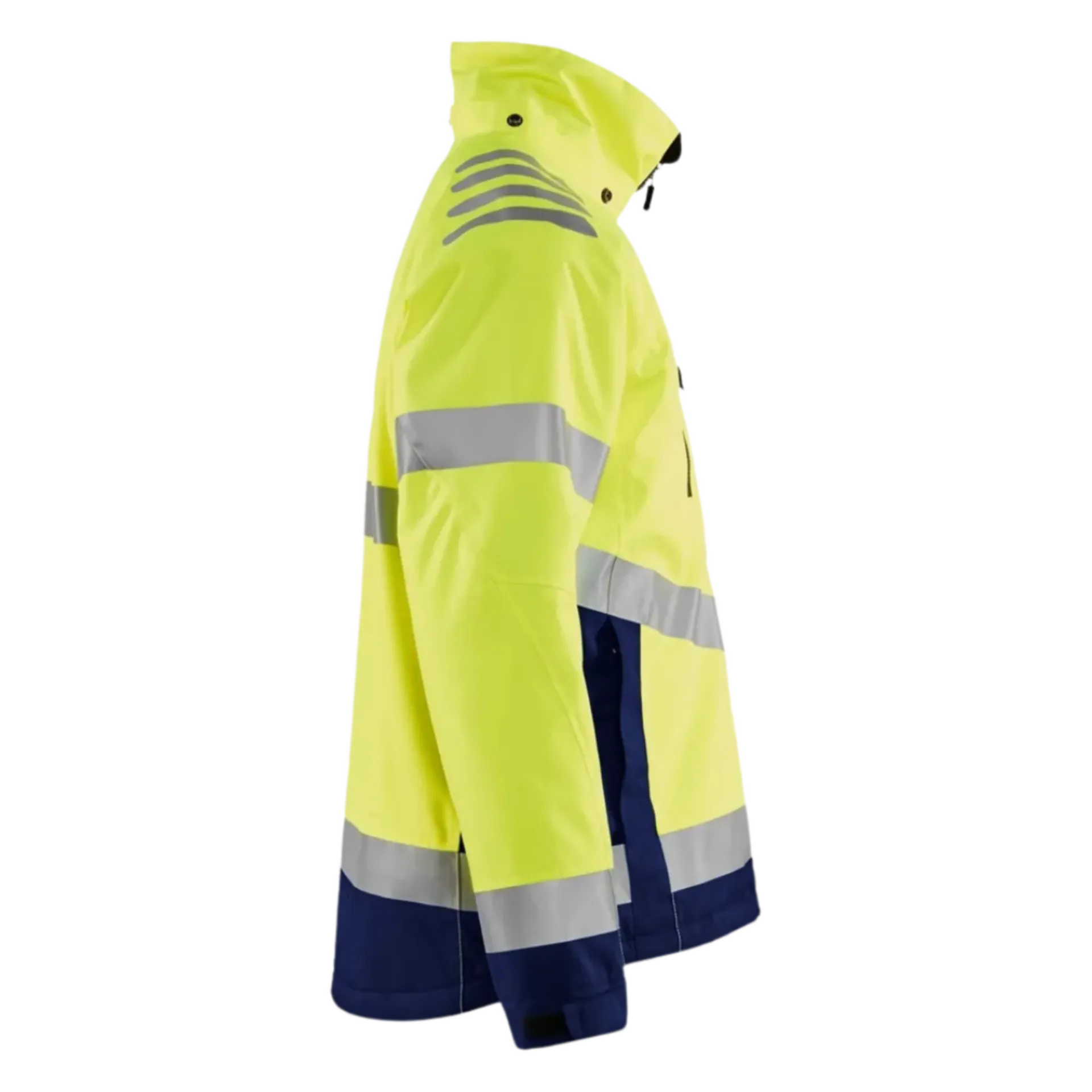 Veste d'hiver haute - bleu marine/jaune - XL