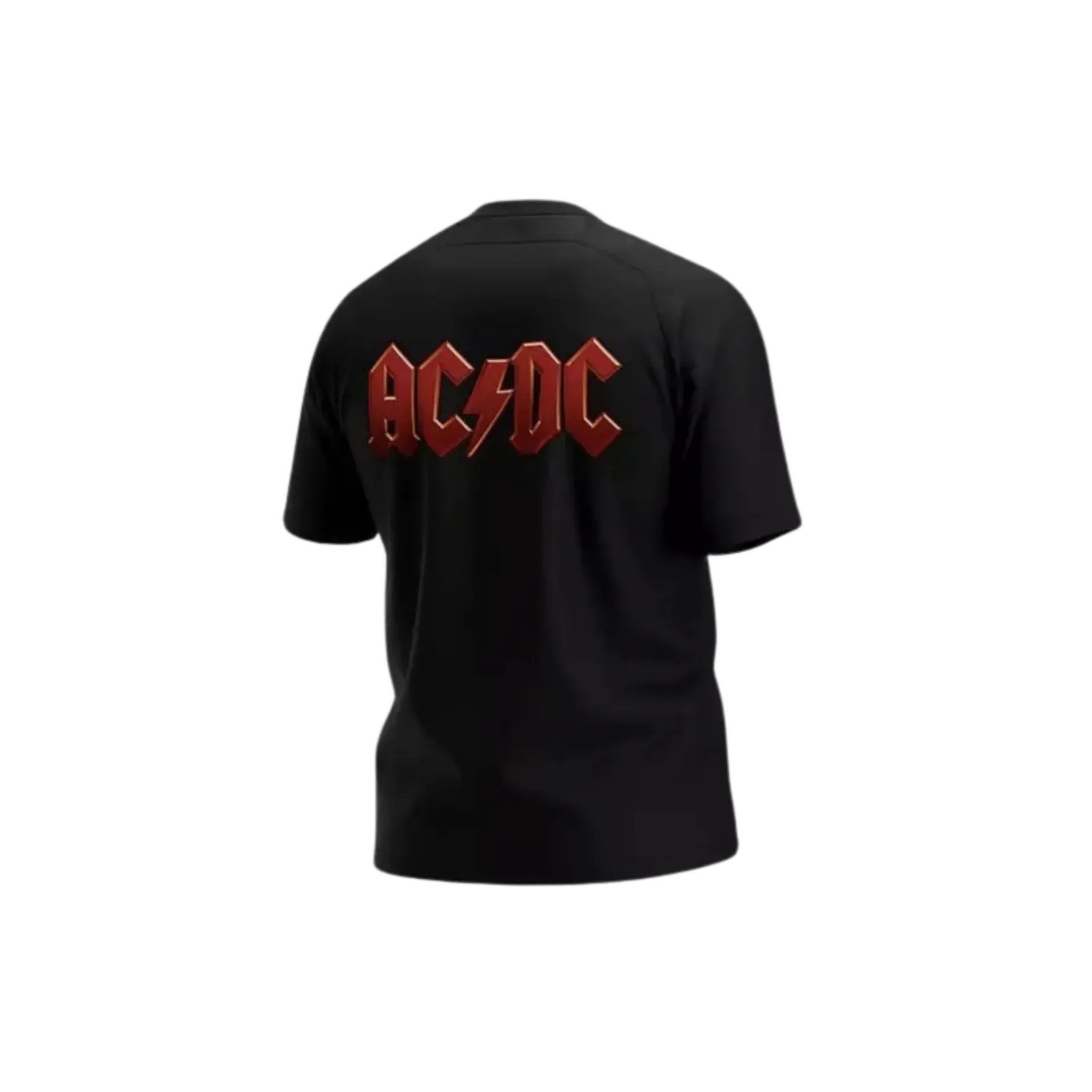 T-shirt édition limitée AC/DC avec logo poitrine - noir - M