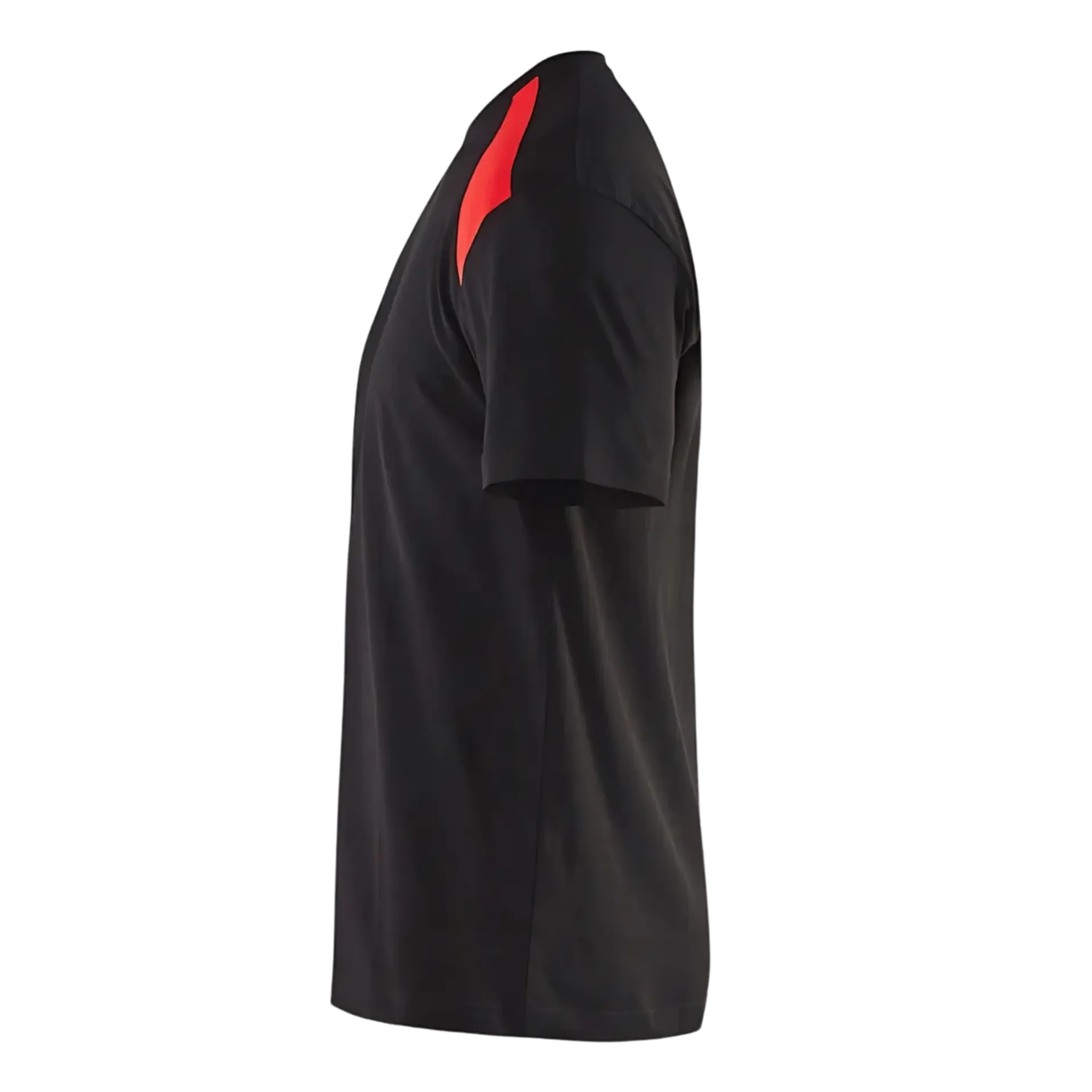 T-shirt Bi-color 3379/1042/9956 zwart/rood - extra large