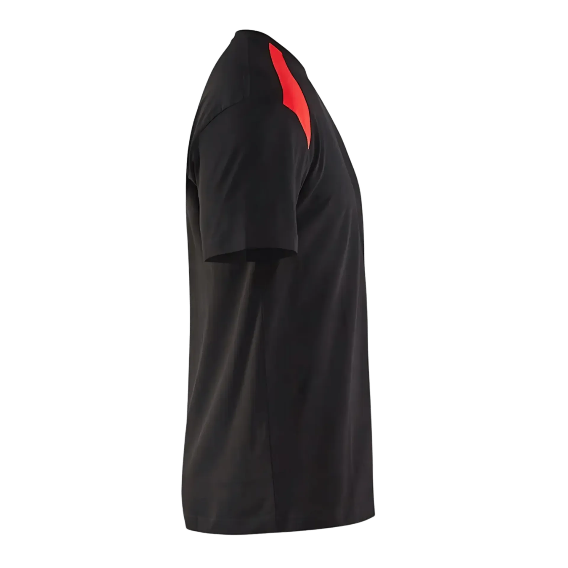 T-shirt Bi-color 3379/1042/9956 zwart/rood - extra large
