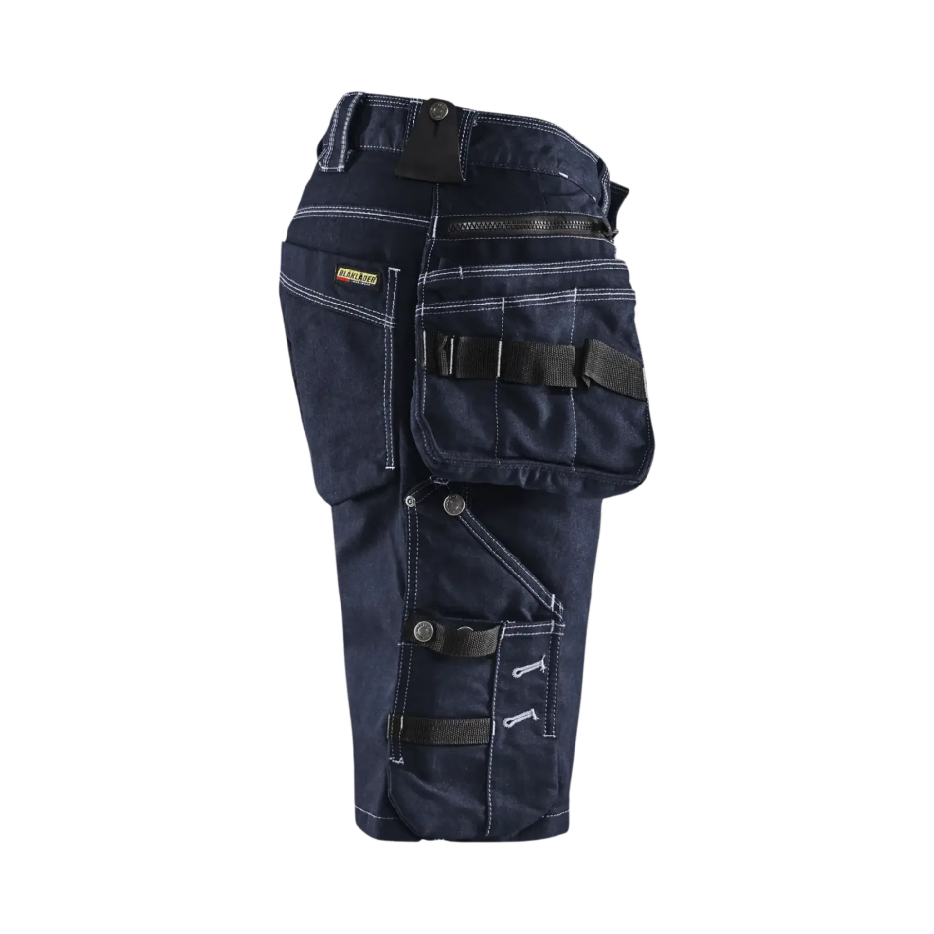 Short X1900 en denim stretch 1992/1141/8999 bleu marine/noir - C50