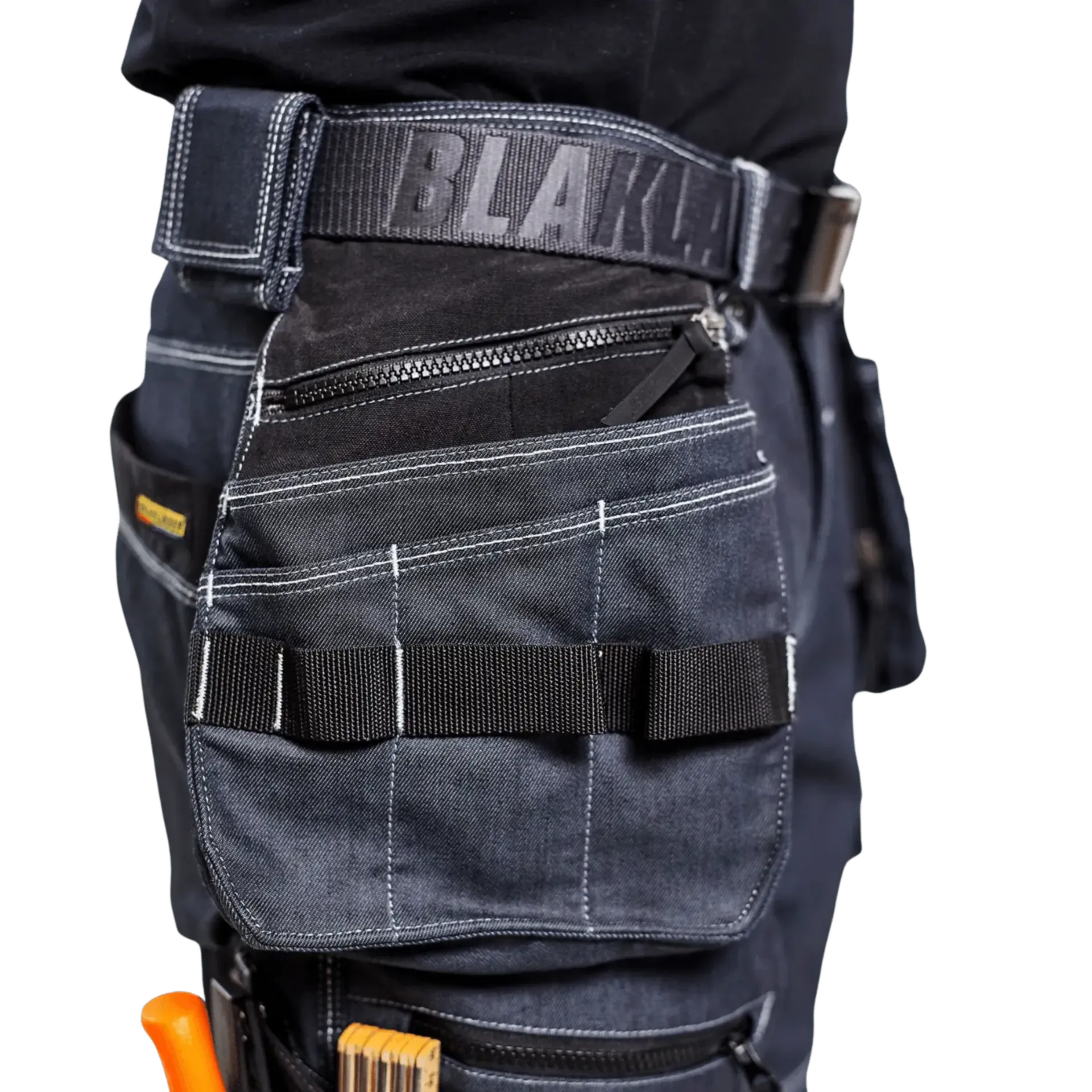 Short X1900 en denim stretch 1992/1141/8999 bleu marine/noir - C50