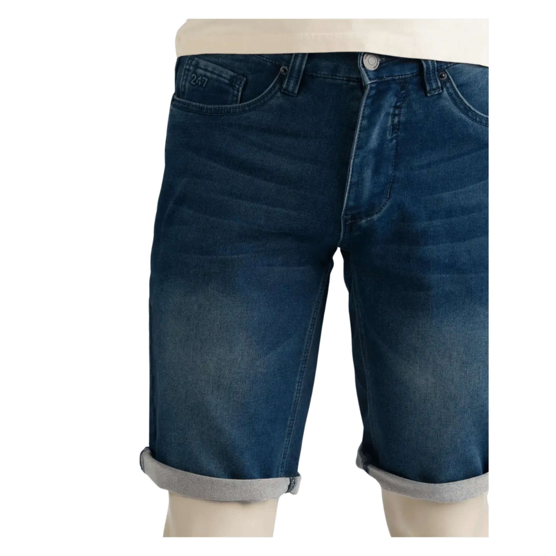 Jeans stretch short jog - 247 jeans - ELM - mid bleu - W32 Jeans stretch short jog - 247 jeans - ELM - mid bleu - W32