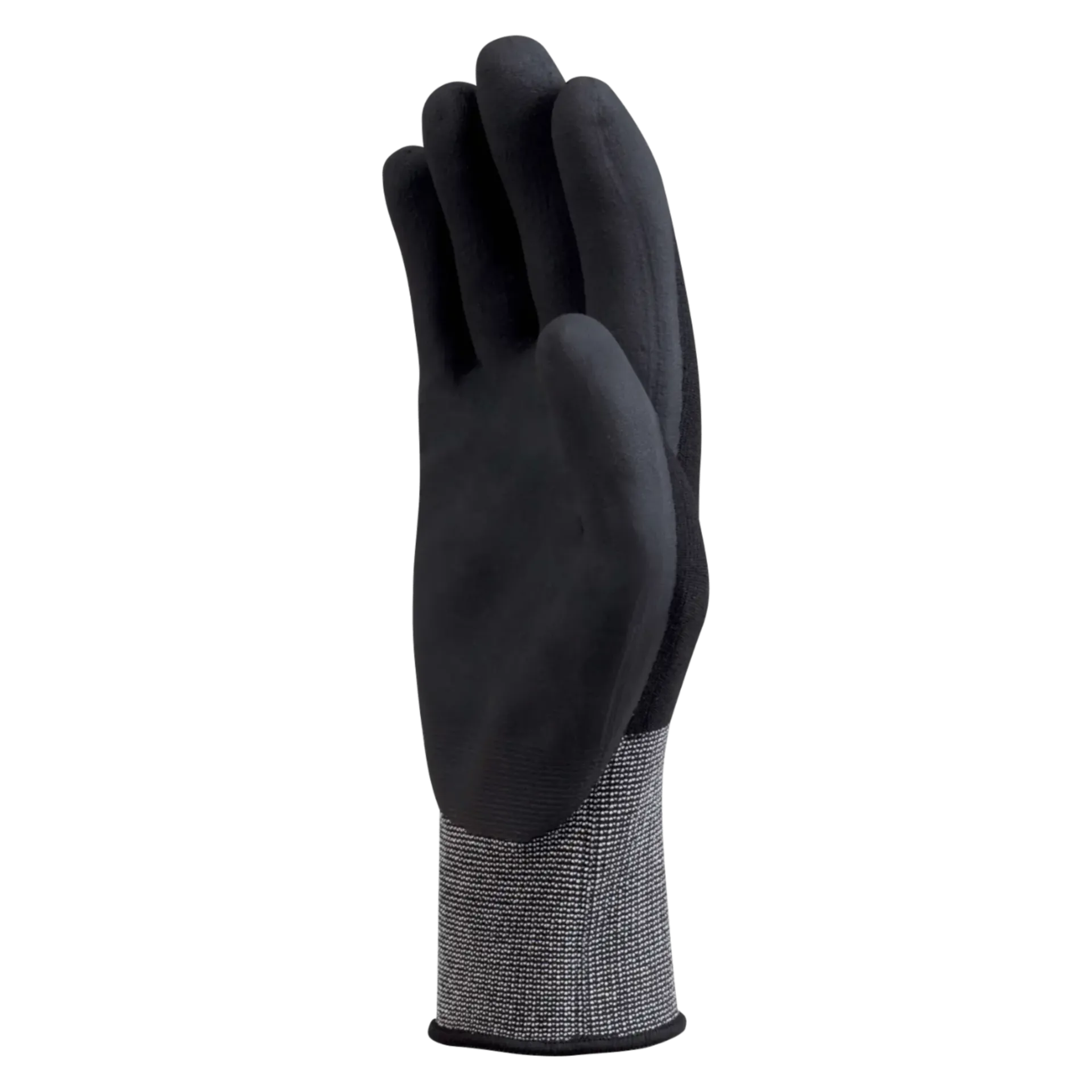 Gant tricoté - paume en mousse nitrile - noir - taille 9 Gant tricoté - paume en mousse nitrile - noir - taille 9