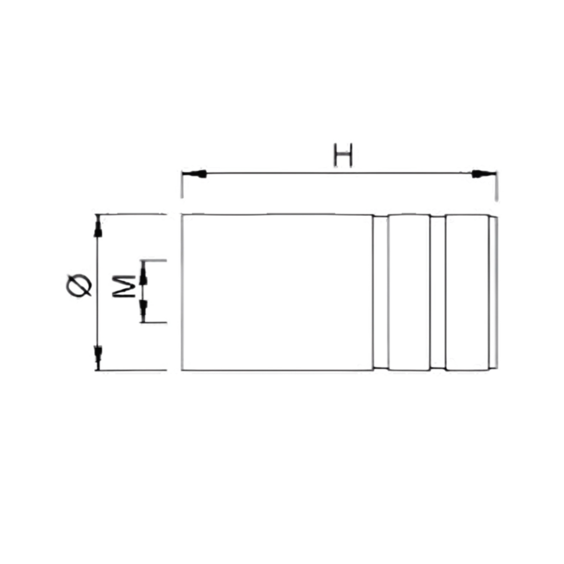 Bouton de meuble 12c cylindrique ø14mm h.30mm M5 inox 316 brossé mat Bouton de meuble 12c cylindrique ø14mm h.30mm M5 inox 316 brossé mat