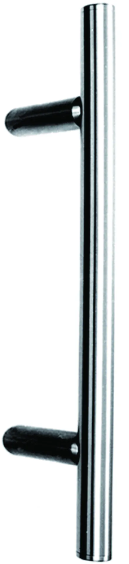 HANDGREEP T-VORM Ø26MM VERLENGDE SCHUINE STEUNEN A= 300MM B= 500MM 'S' - INOX