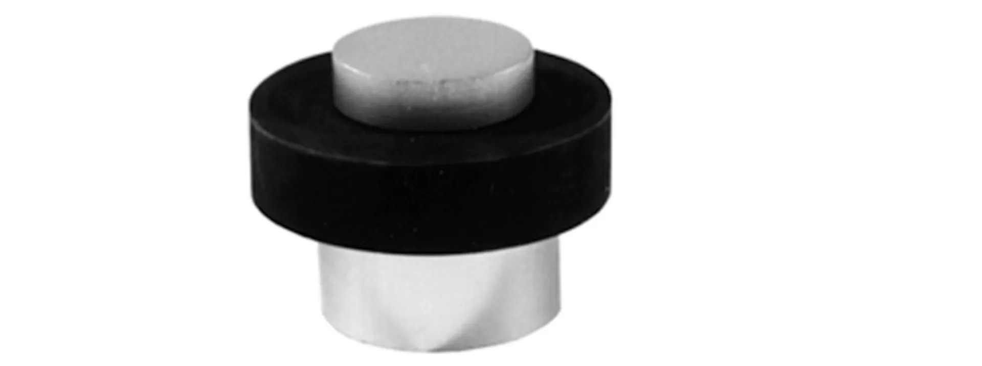 BUTTOIR INOX-Ø  32MM  CAOUTCHOUC-Ø  45MM  H=37MM